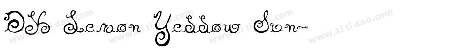 DK Lemon Yellow Sun字体转换